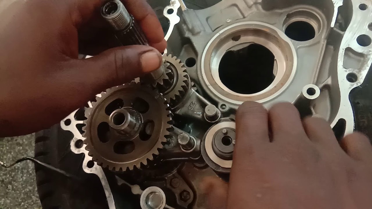 Honda unicorn 160 xblade gear box fitting YouTube