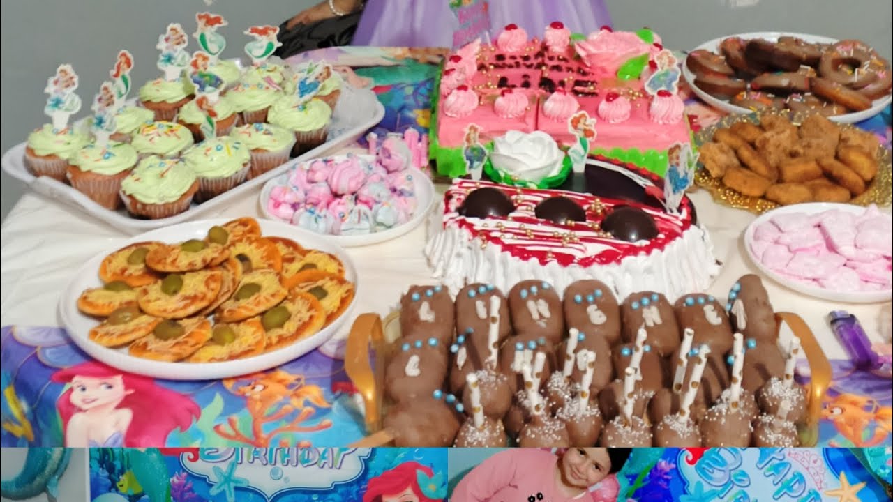 عيد ميلاد 🎂بنتي🫅لين تسنيم 🎇7سنوات ربي يطول فعمرها 💖عروسة البحر🧜🧜