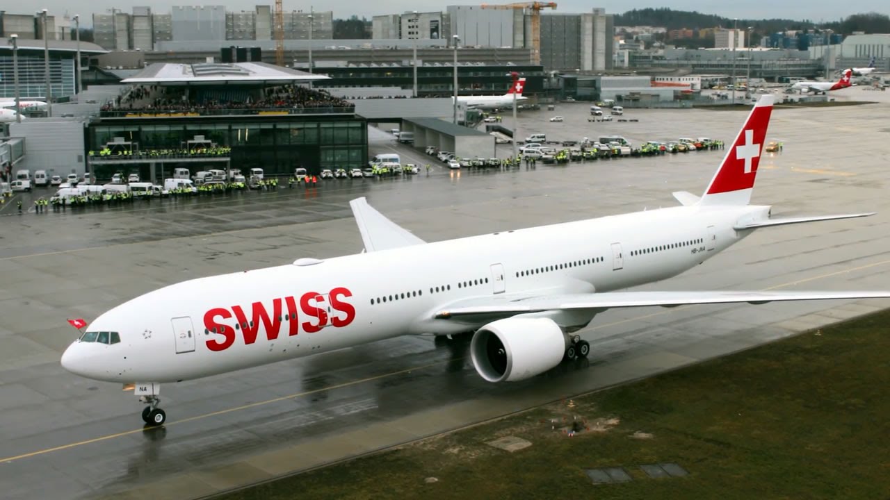Boeing 777 Swiss Air