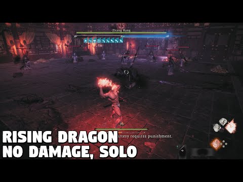 Boss Zhang Rang Rising Dragon Solo No Damage Wo Long Fallen Dynasty 
