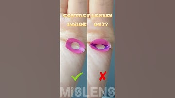 #howto distinguish the front and back of #contactlenses #softlens #lenscare #tips #coloredcontacts