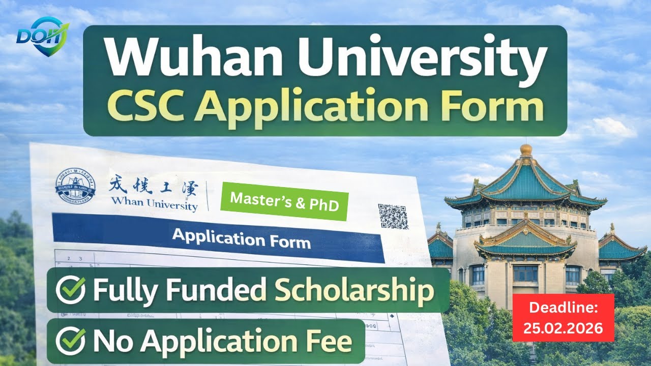 How to Submit Wuhan University Application for CSC Scholarship 2026 I Step by Step Complete Process