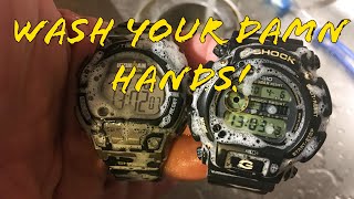 Timex Ironman vs Casio GShock, which is best for hand washing? Asking because of... stuff.