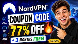NordVPN Coupon Code 2026 🔥 Get 77% OFF + 3 Months FREE!