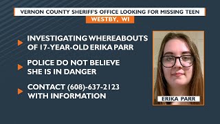Vernon County Sheriff’s Office is looking for a missing teen from Westby
