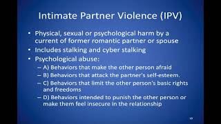 CDP Presents-Trauma-Informed Intimate Partner Violence Treatment in Military and Veteran Populations