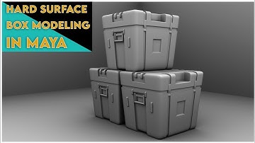 AUTODESK MAYA | HOW TO MODEL A GAME ASSETS | FOR BEGINNERS