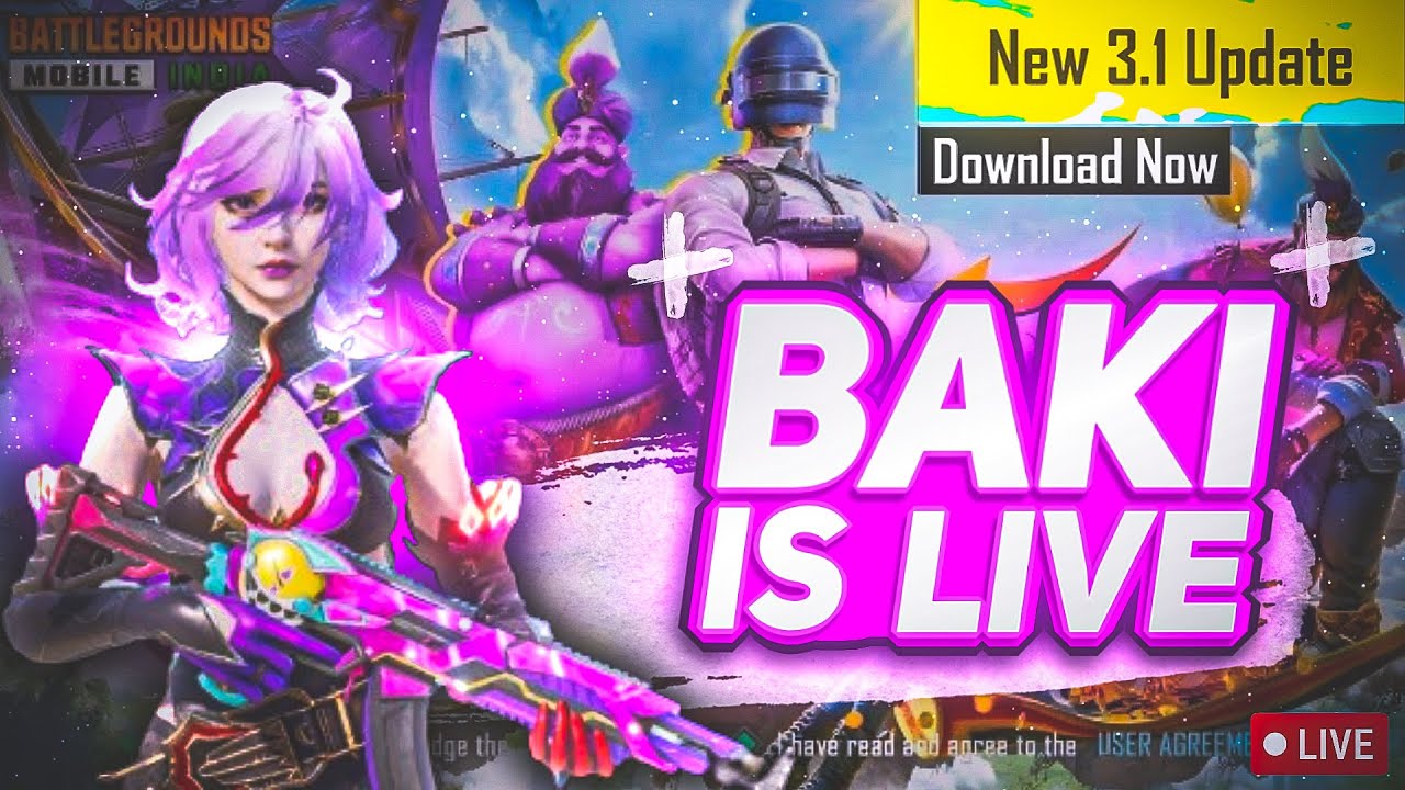 Update is here 🔥|| BAKI IS LIVE | #godlike #trending #bgmi #live