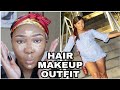 Full GRWM Mall + Movies! Hair Makeup Outfit Fragrance!