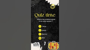 Which is The smallest Planet ? #quiz #trivia #space #kids #game