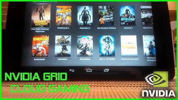Nvidia Shield Tablet I Grid Beta (Cloud Gaming) Test I