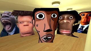 Goofy Ahh Family, Angry Munci Multiverse, Rosalia Bizcochito And Obunga Family Nextbot Gmod