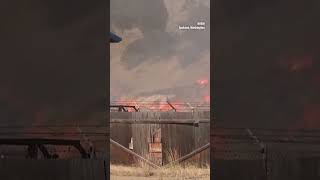 Fires near Spokane, Washington, have burned 600 homes and evacuated 60,000 people