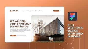 How to wireframe & design a full landing page in Figma.