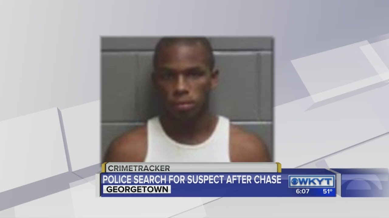 Georgetown Police search for suspect after chase - YouTube