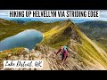 Helvellyn via Striding Edge - An Epic Knife Edge Ridge Hike in the Lake District!