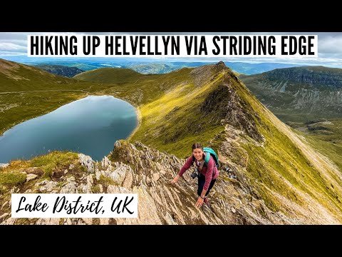 Helvellyn via Striding Edge - کوهپیمایی حماسی با لبه چاقو در منطقه دریاچه!