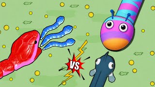 Snake Clash.io VS Worms Clash.io - Ultimate Gameplay Comparison! #gamingvideos  screenshot 1
