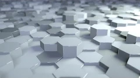White Hexagon Background Loopable Stock Motion Graphics