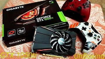Gigabyte GTX 1050ti UnBoxing
