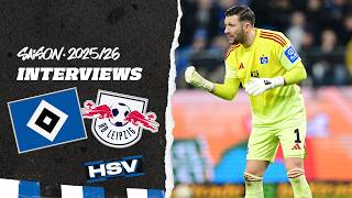 „NICHT AM MAXIMUM GEWESEN“ | Stimmen von Daniel Heuer Fernandes &amp; Miro Muheim | HSV vs. RB Leipzig