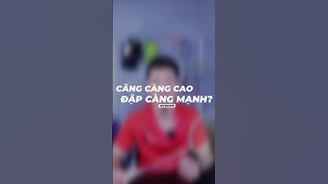 P1 - Căng vợt cầu lông càng cao thì đập cầu càng mạnh? #hvshop #cangvotcaulong
