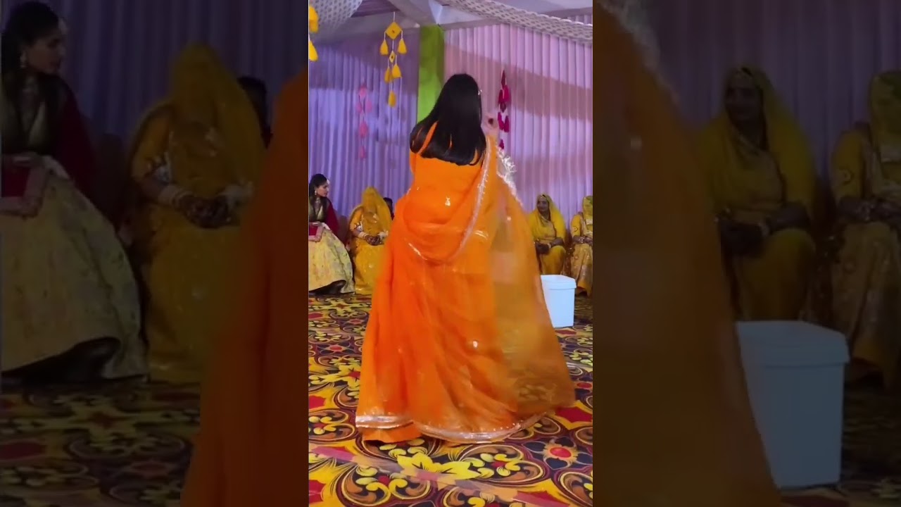 Rajputi wedding dance  Dhol Thali Dance      viral Dhol Thali Dance