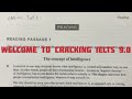 IELTS Academic Reading passage answers with logical explanation I The Concept of Intelligence