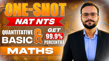 QUANTITATIVE MATH | NTS NAT 2025 | QUANTITATIVE NTS MATH PAST QUESTIONS | BASIC MATH | NTS MCQs