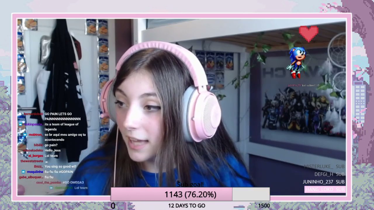 JESSJESS JESSU FALA "GO PAIN" PARA O TIME DE LOL GRINGA COM TORETTE