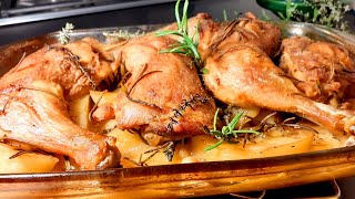 دجاج بالأعشاب في الفرن وصفة سهلة  سريعة و لذيييذة 4k
