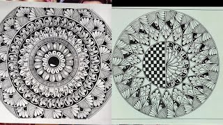 Easy mandala art for beginners...#mandalaartforbeginners #mandala #mandalaart #mandaladrawing