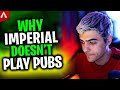 ImperialHal Tells Why He Doesn't Play Pubs - Apex Legends Highlights