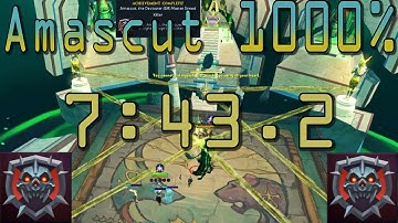 Amascut 1000% 7:43.2 Master Time Necro Base