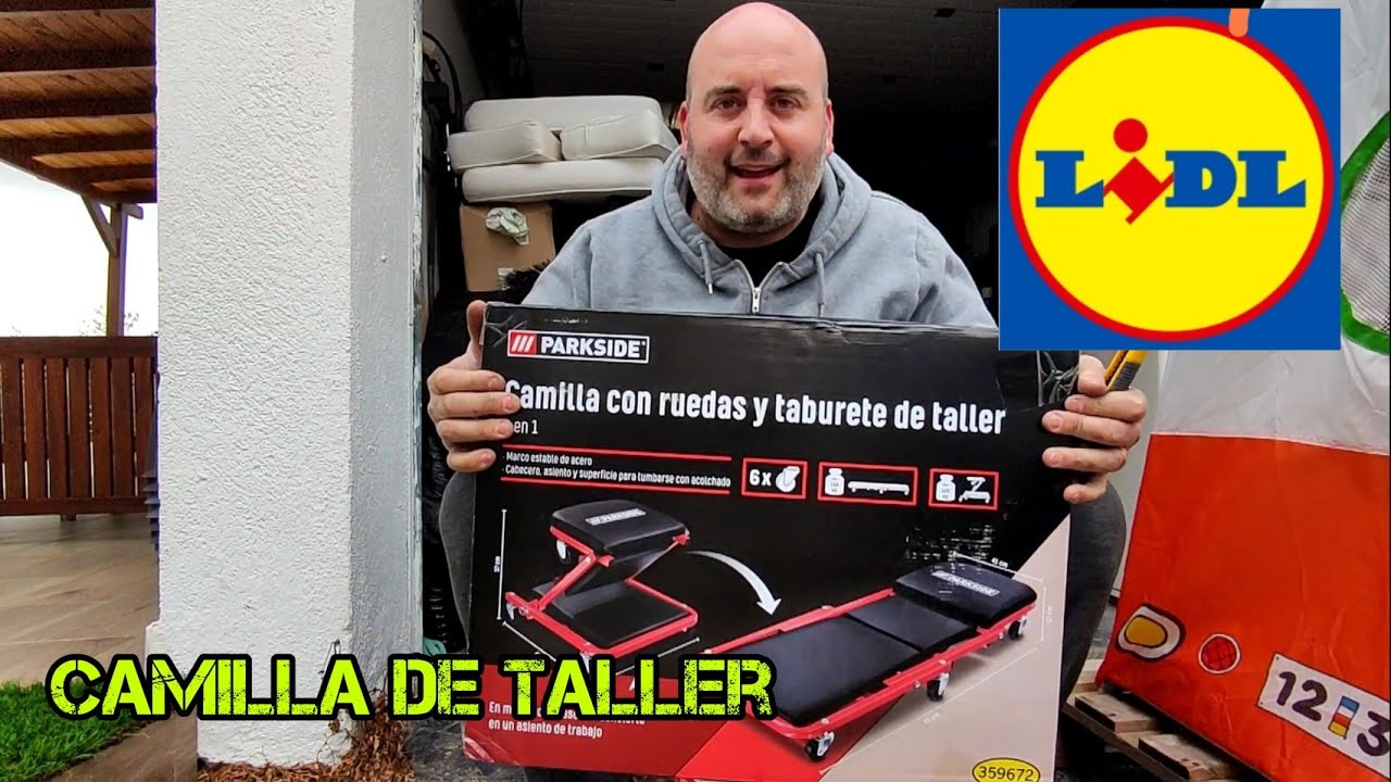 ✓Compro la camilla de taller del Lidl y la monto!✓ 