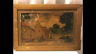 Oil Painting  Restoration Part1