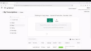 Speech-to-Text Transcription (Quick Demo)