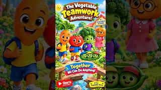 Full The Vegetable Teamwork Adventure 🥕🍅🥦 | A Fun Story for Kids #shorts News