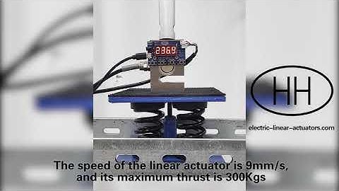 How Much Thrust Is The Electric Linear Actuator