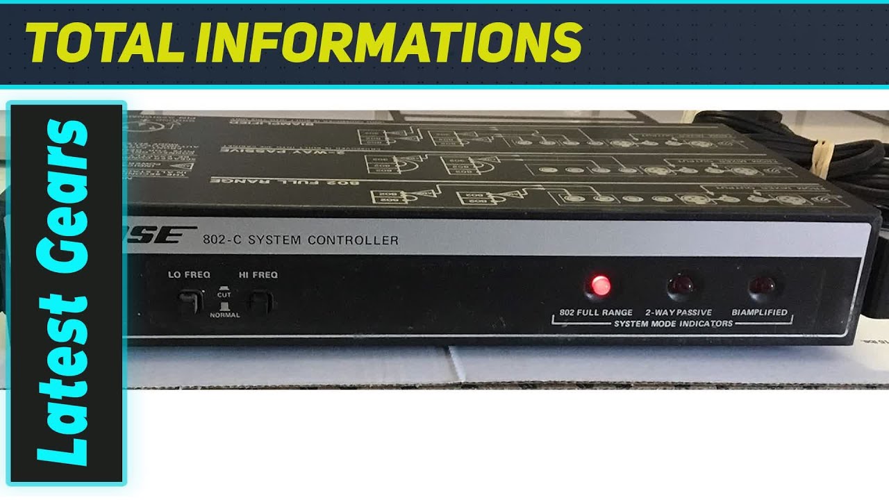Best Bose Active Equalizer 802-C? Recapped & Ready to Rock! - YouTube