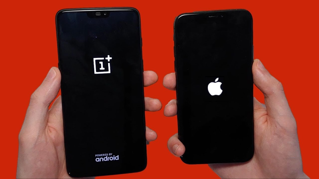 OnePlus 6 vs iPhone X Speed Test, Cameras, Speakers! 🔥