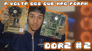 OUTRA PLACA 775, EU NÃO ESPERAVA ISSO DESSA PLACA... (SAGA DDR2 EP #2)