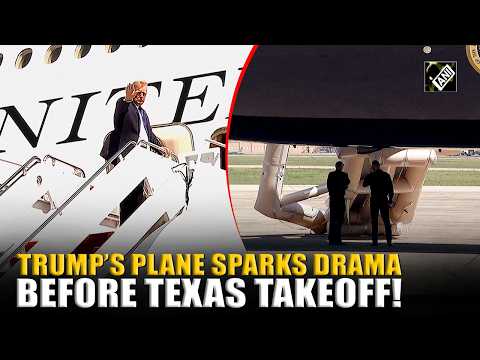 Trump boards Qatar-gifted Air Force One after emergency slide check before Texas trip