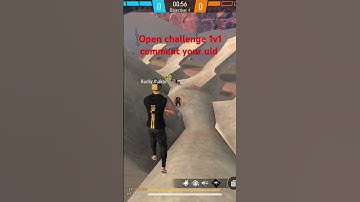 #Free fire #viral video open challenge 1v1 comment your uid