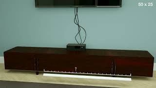 Tura D-LINE - Trunking Kit 50x25 1x 1.0m Self-Adhesive