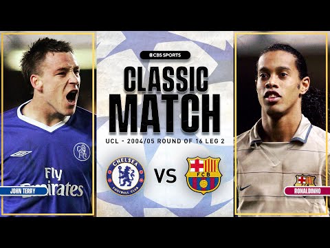 Chelsea vs. Barcelona CLASSIC Highlight | Lampard, Terry & Ronaldinho | 2004/05 Champions League