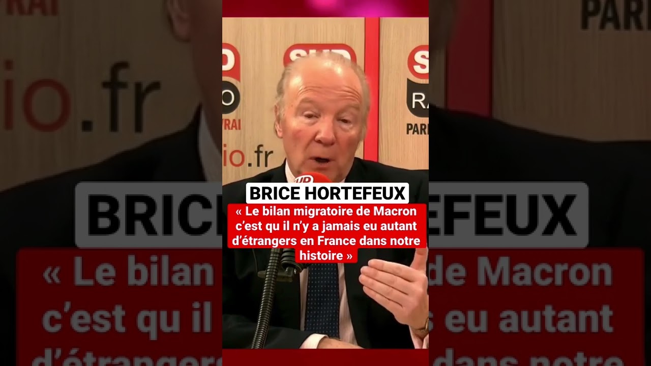 Brice Hortefeux était l’invité politique du Grand Matin Sud Radio.