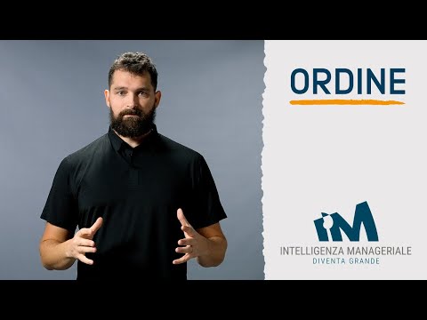 Ordine: che cos'è e come funziona