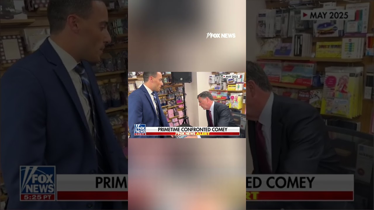 Flashback: Remember when 'Jesse Watters Primetime' confronted Comey over ྒ 47'? #shorts #news
