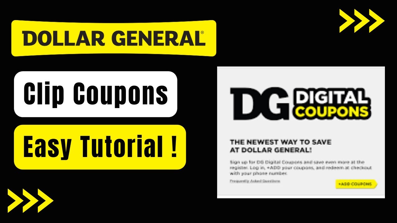 How to Clip Coupons on Dollar General App !